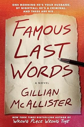 Famous Last Words Gillian McAllister