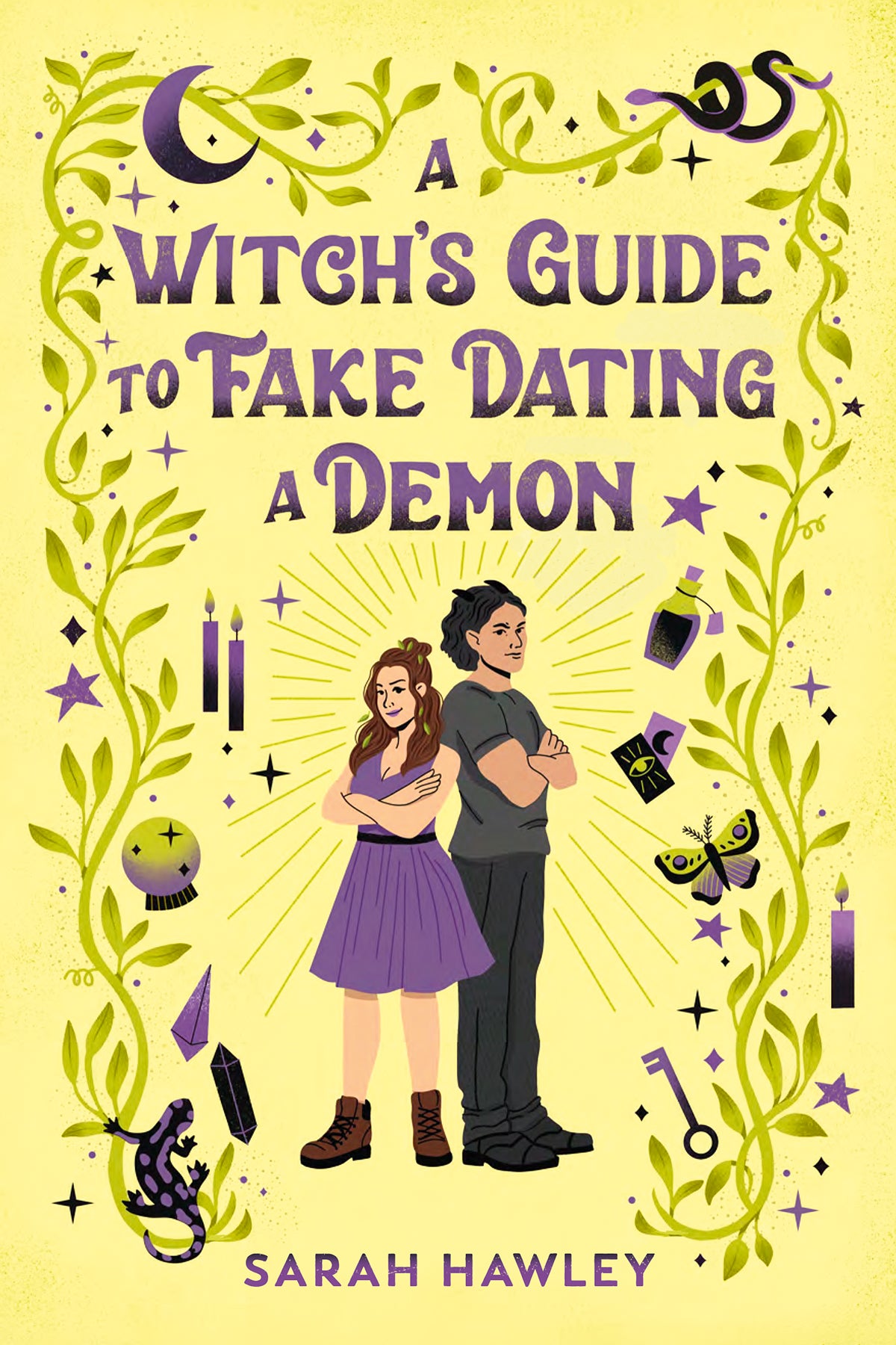 A Witch's Guide to Fake Dating a Demon Sarah Hawley