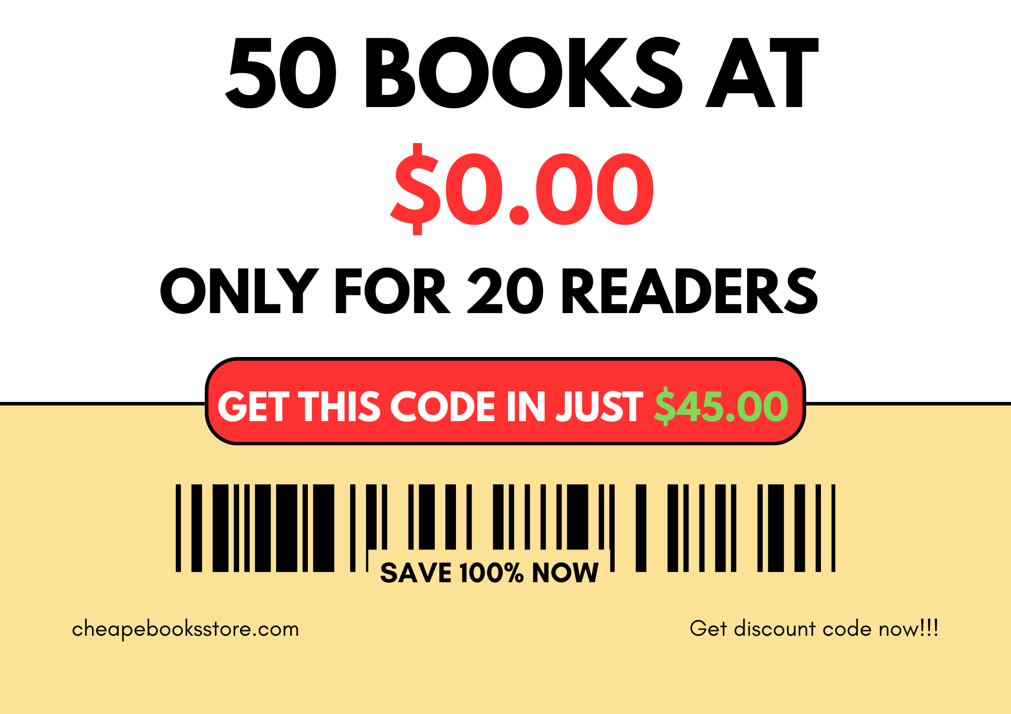 Reader Discount Code – Unlock Up to 50 Kindle Books